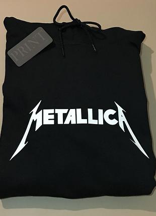 Толстовка с капюшоном metallica