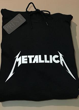 Толстовка с капюшоном metallica 2