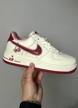 Кросівки nike air force 1 low cherry❤️