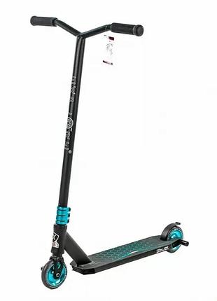 Самокат трюковий explore cross deluxe ll, посилена рама, великі колеса d=110 мм (колеса метал, hic, 1 пега)