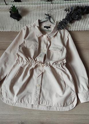Джинсова подовжена куртка р xl 3