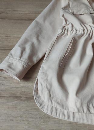 Джинсова подовжена куртка р xl 4