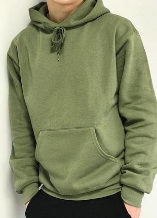Толстовка хаки unisex 2