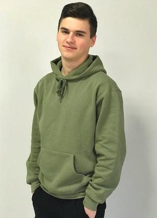 Толстовка хаки unisex 3