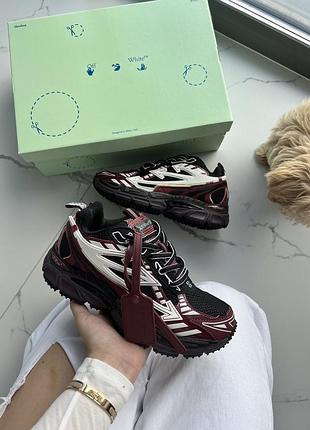 Off-white be right back burgundy 📦