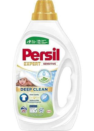 Гель для прання делікатних тканин 900мл expert sensitive deep clean тм persil