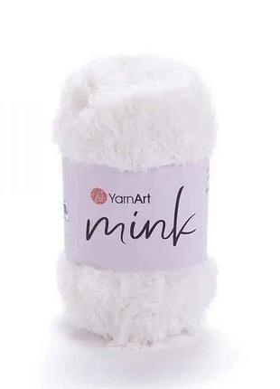 Пряжа mink сірий 100% поліамід 75м 50г арт.330 10шт/уп тм yarnart