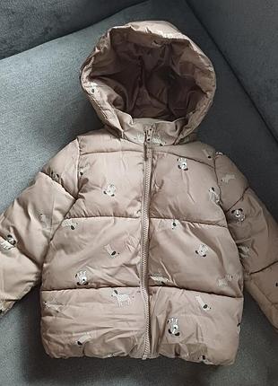 Курточка  на флісі h&m  3-4 р.