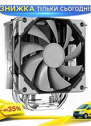 Ku кулер для процессора universal fit id-cooling 120 мм активное охлаждение для intel amd бесшумный 18 uni2l_k