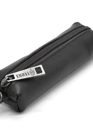 Кожаная ключница тубус tarwa cylinder ga-cylin-3md чорная
