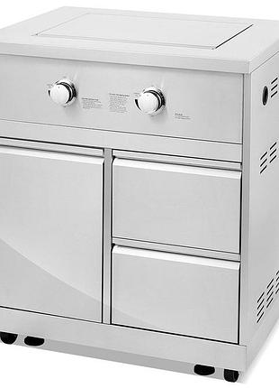Встроенный модуль с двойной газовой конфоркой из нержавеющей стали grilli 777333 код: 012677