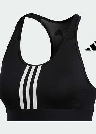 Спортивное бра топ adidas черная m
