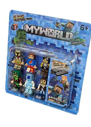 Набор игровых фигурок "minecraft"