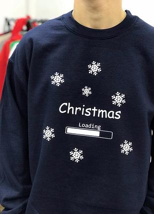 Толстовка \ свитшот - "christmas loading". 3