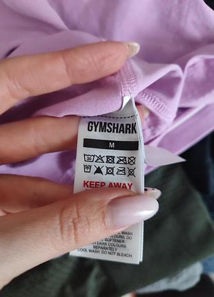 Шорты gymshark оливковые, розовые м 4