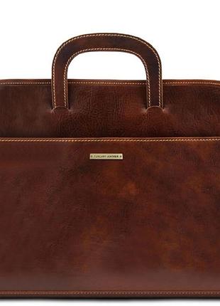 Чоловіча шкіряна папка - портфель tuscany leather sorrento tl141022