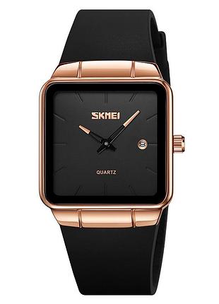 Класичний жіночий годинник skmei 2173rgbk rose gold-black