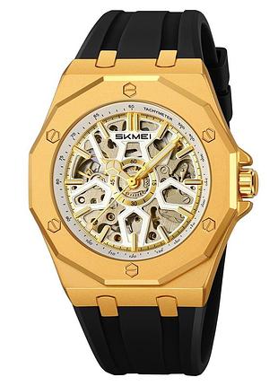 Классические мужские часы skmei m036pgd gold steel