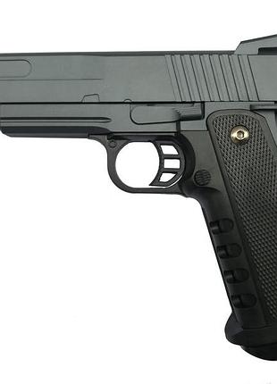Металевий пістолет vigor v21-silver gray