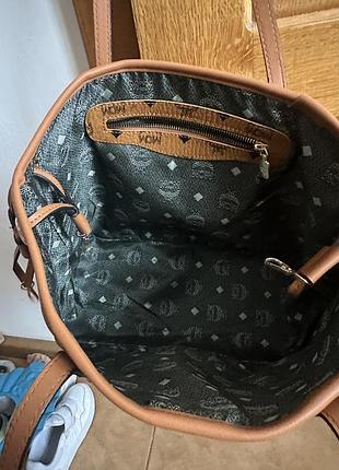 Сумка жіноча mcm коричнева 7