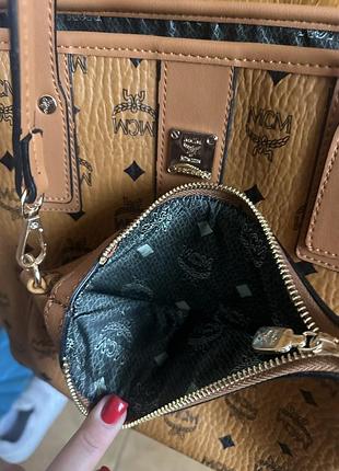 Сумка жіноча mcm коричнева 8