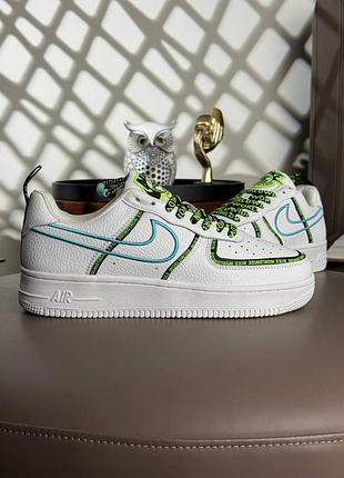 Мужские кроссовки nike air force 1 '07 prm worldwide pack white sky