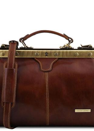 Кожаная сумка саквояж tuscany leather michelangelo tl10038
