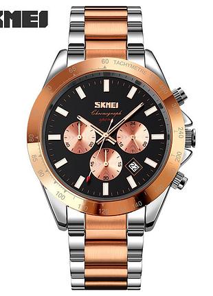 Мужские часы skmei 9259rgbk rose gold-black