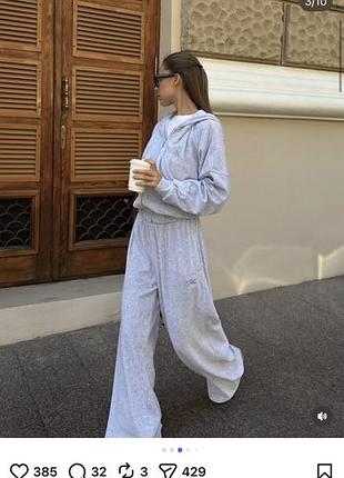 Moa brand велюровый костюм 3