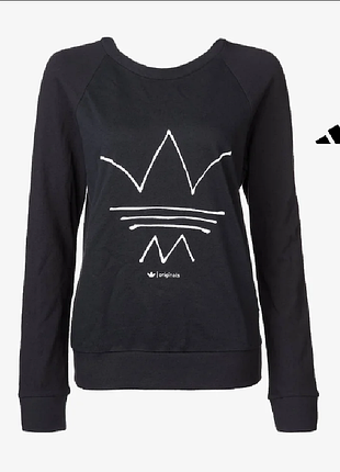 Женский свитшот adidas черный m 36