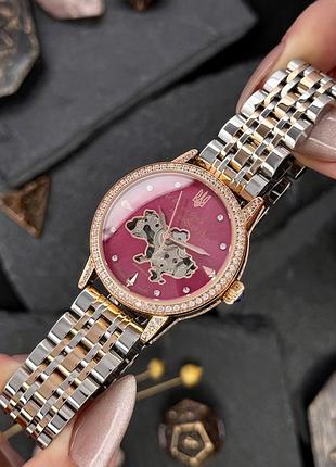Часы наручные awarder 049 silver-gold-pink 2