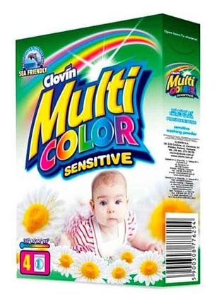 Стиральный порошок бесфосфатный 400г sensitive универс. тм multicolor