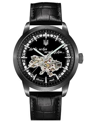 Годинник наручний awarder 043-1 де би не був all black leather miyota