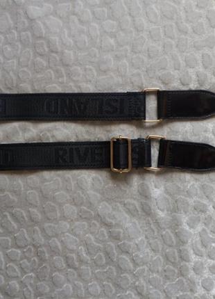 Аксесуари для сумок для жінок river island чорний ремінь