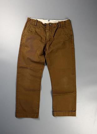 Чиноси blue blanket jeans made in italy / чоловічі штани робочі workwear гірчичні коричневі