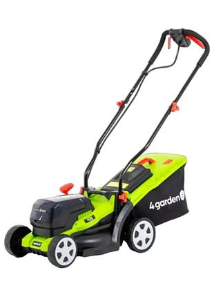 Газонокосарка акумуляторна 2x20v 4garden am3422s