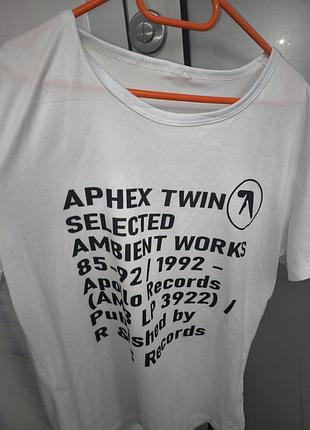 Футболка aphex twin. размер м