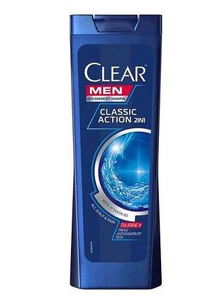 Шампунь 360мл 2в1 актив спорт classic action тм clear