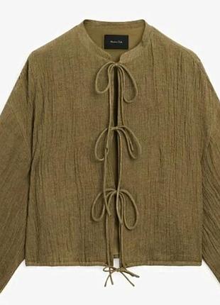 Лляна блуза massimo dutti (р.m) 3