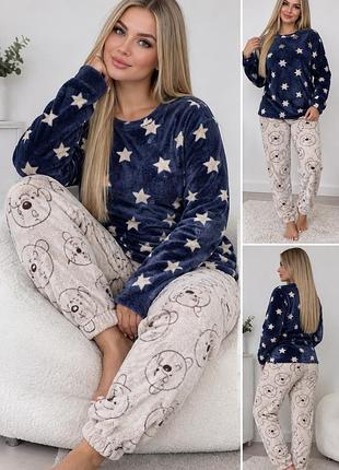 Тепла плюшева піжама primark