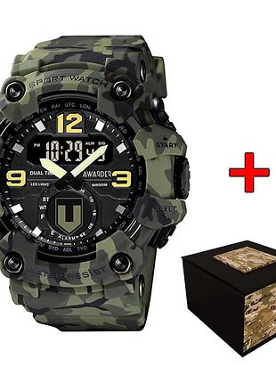 Мужские часы awarder 004 тро camo green