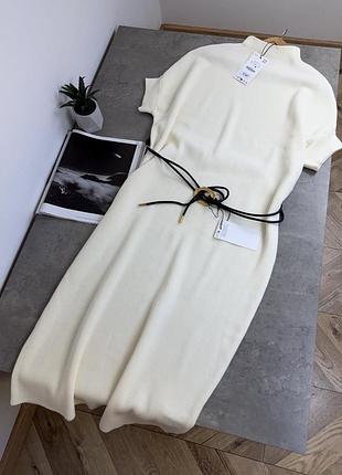 Сукня zara  з поясом
