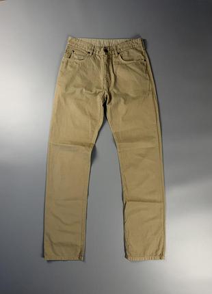 Чиноси zegna sport regular fit chinos / люксові чоловічі штани бежеві w32