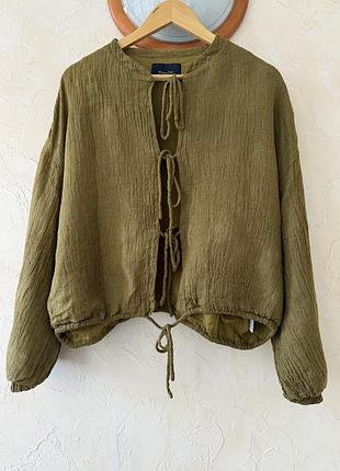 Лляна блуза massimo dutti (р.m) 5