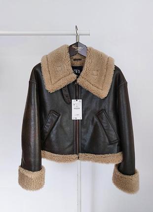 Дубленка zara
