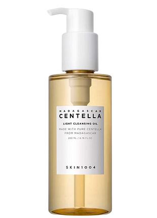 Гідрофільна олія з центелою азіатської skin1004 madagascar centella light cleansing oil 200 ml