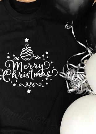 Новогодняя толстовка merry christmas