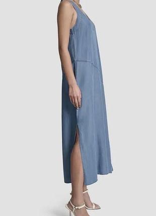 Благитна джинсова сукня dkny 5