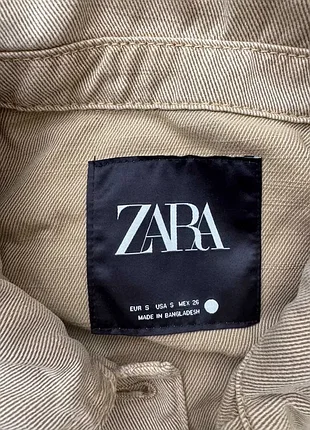 Новая куртка рубашка zara s-m 3