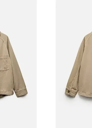 Новая куртка рубашка zara s-m 7